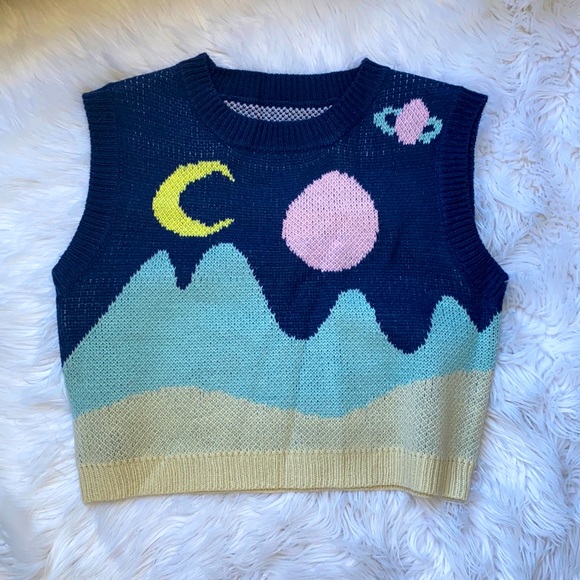 SHEIN Sweaters - 🦋[ Shein ] Nightscape Sweater Vest
